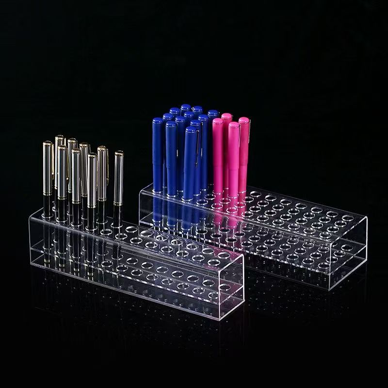 Acrylic pen holder storage stationery store multi-tier display rack pen holder storage box desktop pen stand