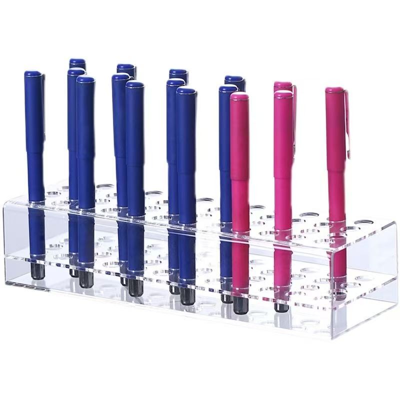 Acrylic pen holder storage stationery store multi-tier display rack pen holder storage box desktop pen stand