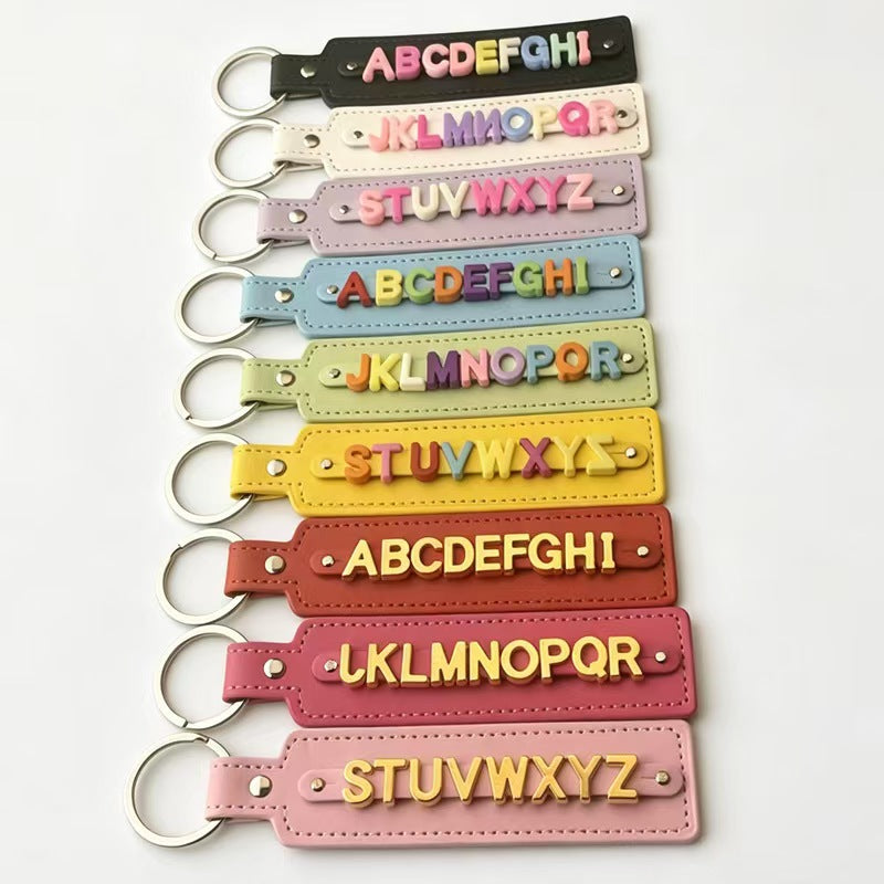 Keychain, colorful key ring, couple phone charm, personalized support creative small gift h