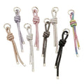 DIY Rhinestone Car Keychain, High-End Style Women's Bag Charm Accessory, Glass Diamond Phone Strap Chain