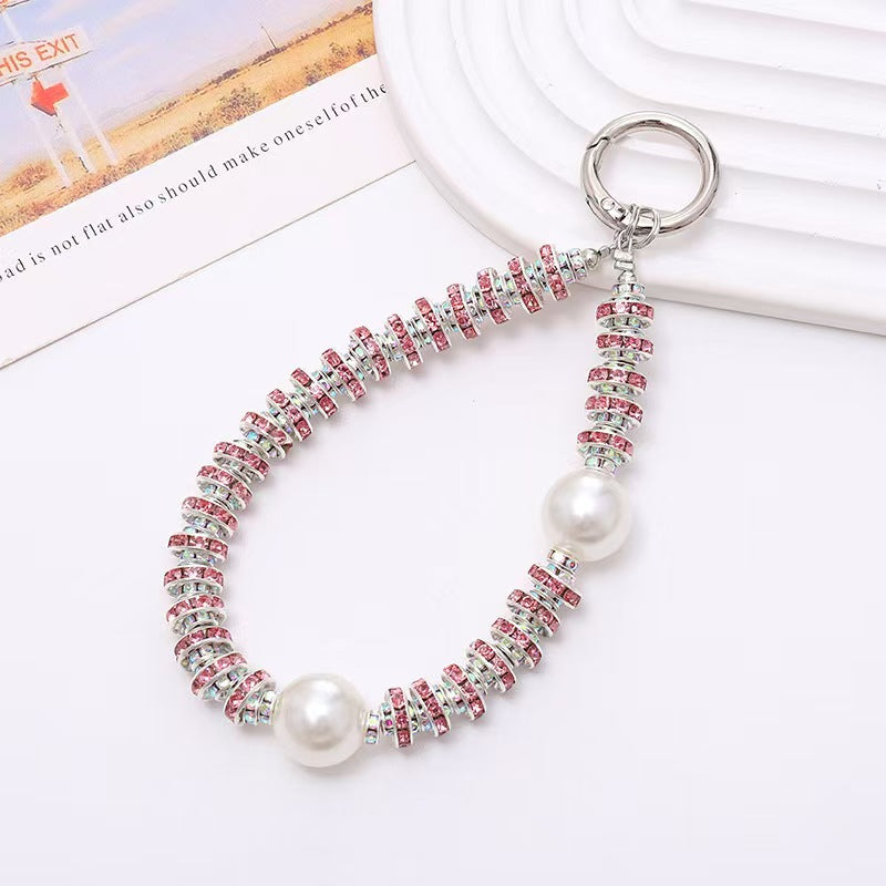 Phone lanyard, long neck style, short neck style, wrist style, rhinestone, high-end luxury, fully studded, clip-on anti-lost